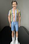 Mattel - Barbie - Fashion Pack - Ken Doll Clothes with Striped Shirt, Denim Shorts and Shoes